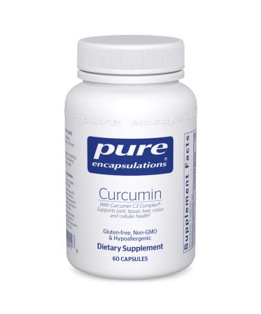 Pure Encapsulations Curcumin | Curcumin C3 Complex to Support Joints, Tissue, Liver, Colon, Brain, and Cellular Health* | 60 Capsules 60 Count (Pack of 1) Standard Packaging - Buy Online on GoSupps.com