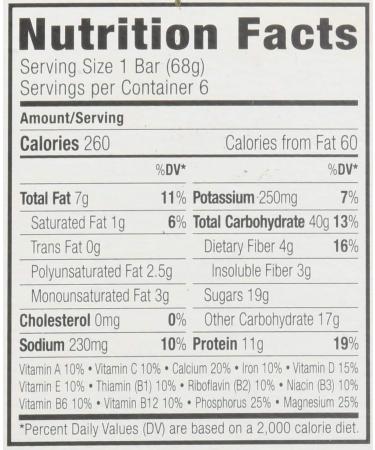Buy CLIF Crunchy Peanut Butter Bar 2.4 OZ (Pack of 6) - International Shipping Available | Healthy Snack - Buy Online on GoSupps.com