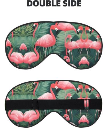 Buy Red Flamingo Succulent Plants Unisex Sleep Eye Mask - Soft Comfort Travel & Yoga Eye Shade - Buy Online on GoSupps.com