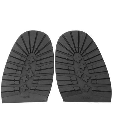 Non-Slip Shoes Pads Rubber Non-Skid Heels Soles Front Heel Soles Rubber Mute Soles Shoes Repair Accessories Soles Protector(Front Soles)