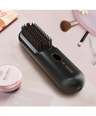 Buy MODESTY Portable Cordless Hair Straightener Brush - Mini Lightweight 60 Mins Battery 12 Temp Settings Anti-Scald - Ideal for International Shipping - Buy Online on GoSupps.com
