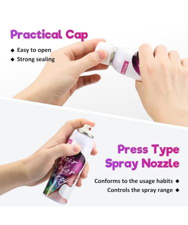 ONE-TIME USE Purple Hair Color Spray for Christmas Party Crazy Hair Day - 1-Day Washable 100ML - Buy Online on GoSupps.com