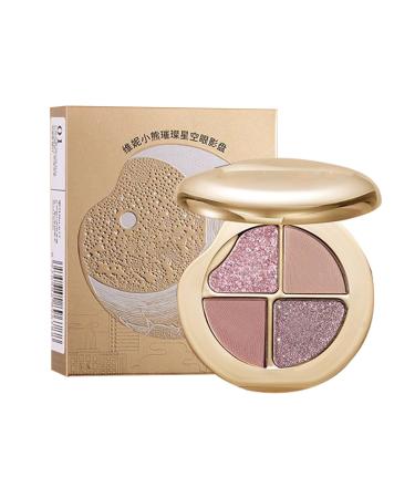 Derwrtup Makeup Palette for Women - 4 in 1 Makeup Palette | Blush Illuminator Illuminating Powders Cosmetics Beauty Skin for Women Young Adults Travel