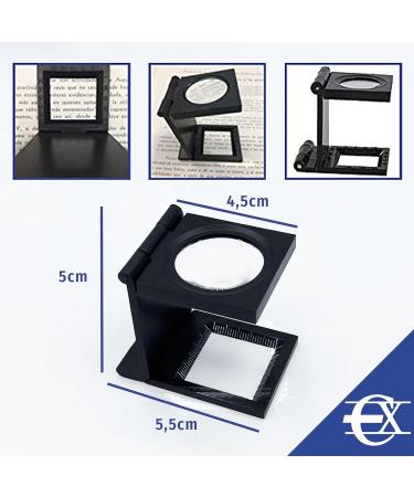 EUROXANTY Folding Magnifying Glass - Zinc Alloy 1 Piece - Perfect for Travel & Reading - Buy Online on GoSupps.com