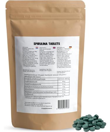 Cupplement - Spirulina 300 Tablets - Organic - Powder and Flake Free - Supplement - Superfood - Chlorella - Buy Online on GoSupps.com