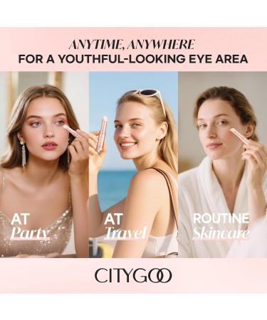 CITYGOO Caffeine Eye Cream Stick: Anti-Aging Firming & Moisturizing Balm for Dark Circles Puffiness & Eye Bags - Travel-friendly for Women (Caffeine Eye Cream 1pcs) Caffeine Eye Cream 0.1 Ounce (Pack of 1) - Buy Online on GoSupps.com