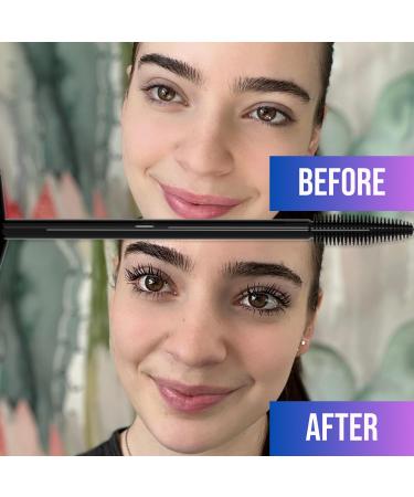 LABX NEW YORK Advanced 4D Eyelash Mascara - False Lash Effect Lengthening & Volumizing Waterproof Mascara - Carbon Black 8 mL - Buy Online on GoSupps.com