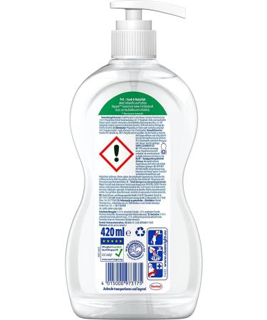 Pril Fragrance-Free Dishwashing Detergent 420 ml - Sensitive High Fat Cleaning Power Blue Angel Certified Refillable Pump - Buy Online on GoSupps.com