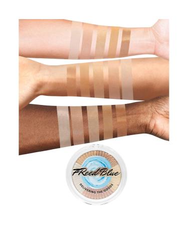 FReed Blue Vegan Contour Bronzer Powder Palette - High Pigmented Paraben Free Natural Makeup for All Skin Types - Buy Online on GoSupps.com