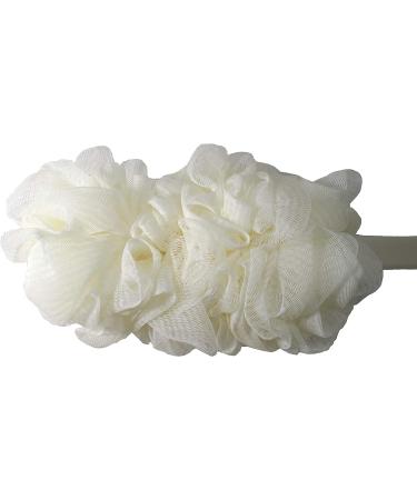 Long-Handle Mesh Soft Body Brush for Seniors, Disabled, and Pregnant - White - Buy Online on GoSupps.com
