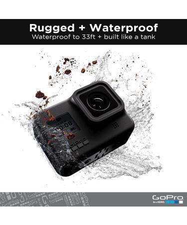GoPro HERO8 Black - Waterproof Action Camera | 4K Ultra HD Video, 12MP Photos, Live Streaming & Stabilization - Buy Online on GoSupps.com