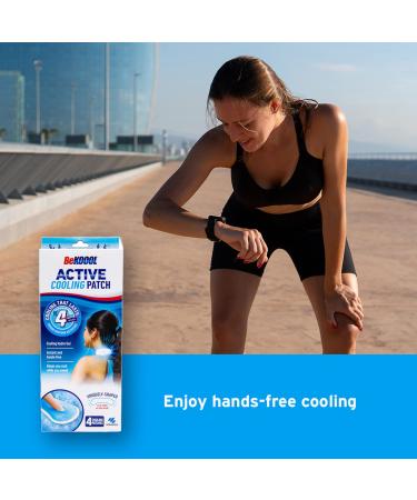 BeKoool Active Cooling Patch 4 Count - Cooling Relief for Strenuous Activities - Buy Online on GoSupps.com