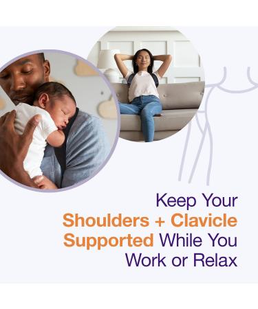 Armor Back Brace for Posture Correction | Clavicle Stabilizer | Thoracic Support | Adjustable Closure | Black - Men & Women - Buy Online on GoSupps.com