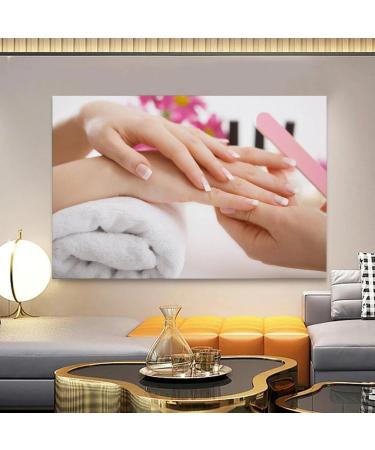 Manicure Salon Nails Canvas Art Poster | Aesthetic Wall Art for Room - 20x30in Unframed Prints - Buy Online on GoSupps.com