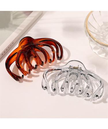 Women Solid Hair Claw Clips Large Hairpins Clamps Hair Barrette Crab Hair Bands Headwear Hair Accessories Gifts 1Pcs (Color : A1) - Buy Online on GoSupps.com