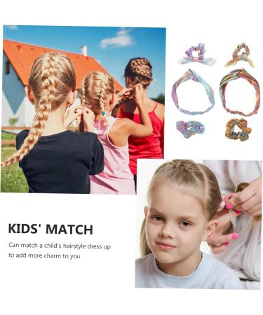 minkissy 2 Sets Girls Headbands Girl Hair Accessories Suits for Women Girls Hair Ties Ponytail Holders Hair Ties for Women Elastic Headbands Women Hair Ties Cloth Rabbit Ears Women's Fabric - Buy Online on GoSupps.com