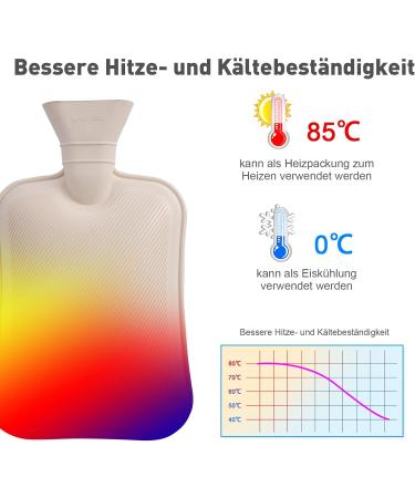 Aohcae 2-in-1 Electric-Free Foot Warmer Bottle - Ideal Winter Warmth for Boys & Girls (Pink) - Buy Online on GoSupps.com