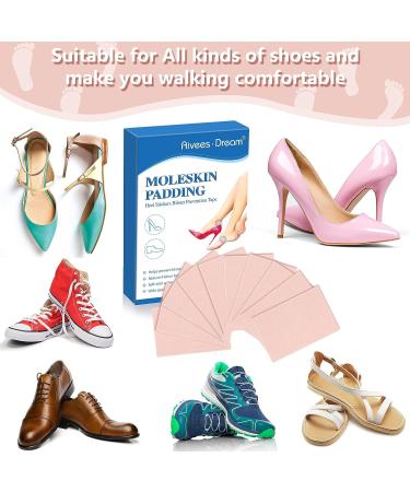 30 Sheets Moleskin Tape for Blister Prevention - Hiking Foot Protection Pads - Buy Online on GoSupps.com