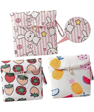Sherchpry Women's Bandage Wallet - 3-Pack Coin Purse & Menstrual Insert Holder - Korean Design 13x13x1cm - Buy Online on GoSupps.com