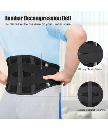 Back Brace for Lower Back Pain | Adjustable Lumbar Support Belt for Women | Relief for Scoliosis Herniated Discs & Heavy Lifting | Fits Waist 29.5"-37.4 - Buy Online on GoSupps.com