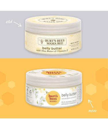 Burt's Bees Mama Belly Butter - 99% Natural Stretch Mark Cream with Shea Butter & Vitamin E | Best Skin Care for Pregnancy - 6.5 Ounce - Buy Online on GoSupps.com