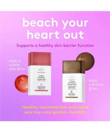 Drunk Elephant D-Bronzi Antioxidant Face & Body Serum (30 mL / 1 Fl Oz) - Anti-Pollution Bronzing Serum for Fine Lines & Wrinkles - Buy Online on GoSupps.com