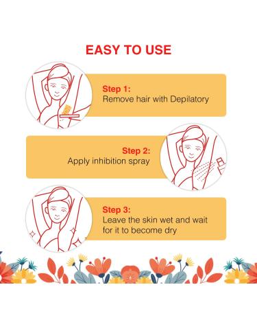 Hair Growth Inhibitor Spray - Non-Irritating Formula for Face and Body - Buy Online on GoSupps.com