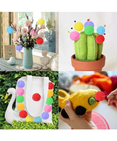 50-pack 2.5 Inch Assorted Pom Poms for DIY Crafts - Vibrant Colors for Creative Decorations - Buy Online on GoSupps.com