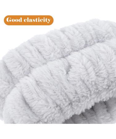 Lot de 2 Bracelets en Flanelle Absorbants pour Lavage du Visage et Poignet Souples et Lavables Accessoires Spa Femme Gris Id als pour Maquillage et Soins du Visage - Buy Online on GoSupps.com