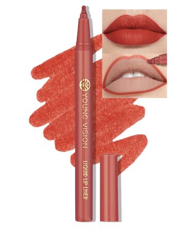 Jutqut Waterproof Lip Liner Long Lasting Waterproof Smudge Resistant Matte Liquid Lip Liner High Pigmentation Lip Liner Smooth Lip Liner Lipstick