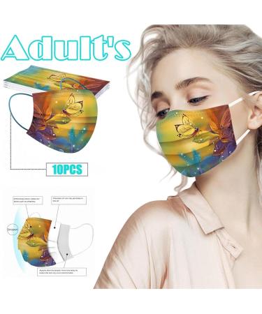3 Ply Disposable_Face_Mask with Halloween Cute Pattern Design Comfortable Covers Suitable For Adults Outdoor Use Protection - Buy Online on GoSupps.com