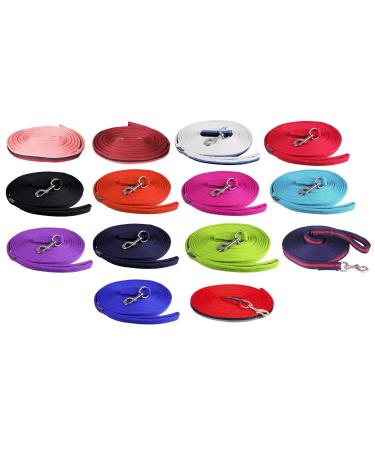 netproshop Soft lunge with carabiner (8 meters) lunge for ground work color: Jeans Light