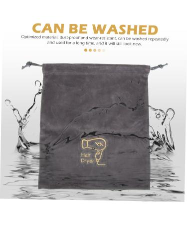 CANIGHT 2pcs Hair Dryer Bag Suitcases Organizer Bags Hair Dryer Lint Bags Cosmetics Organizer Bag Flannel - Buy Online on GoSupps.com