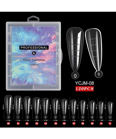 FEIlei Dual-Nail Forms Clear Nail Extension Tips Nail Gel Forms DIY Nails Manicure Tool B - Buy Online on GoSupps.com