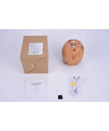 CCKeyin 120ml Portable Essential Oil Diffuser - Ultrasonic Humidifier with 7 Color-Changing LED Lights | Waterless Aromatherapy for Home & Travel - Buy Online on GoSupps.com