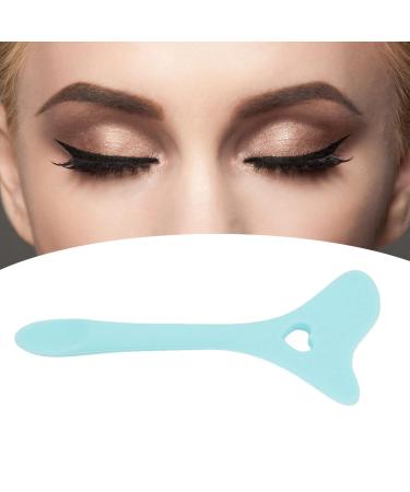 Eyeliner Aid Tool Reusable Silicone Eyeliner Winged Aid Tool Multifunctional Eyeliner Stencil Drawing Applicators Tool(Blue)