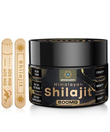 600mg Shilajit Pure Himalayan Organic Shilajit Resin-Shilajit Resin Organic Gold Grade 100% Pure Organic Shilajit for Energy& Immune Support Rich in Fulvic Acid& 85+Trace Minerals 1 Pack 1 Fl Oz (Pack of 1)