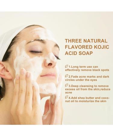 Buy Kojic Acid Soap - Dark Spot Remover & Turmeric Soap Bar (6 Pack) | Vitamin C Hyaluronic Acid Even Tone Skin - Buy Online on GoSupps.com