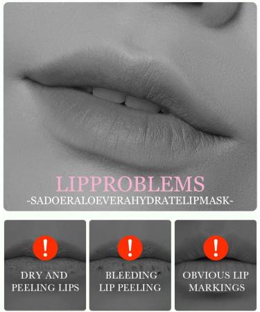 RedOceansM Set of 20 lip masks moisturizing reduces wrinkles brightens the color of the lips individually packed - Buy Online on GoSupps.com