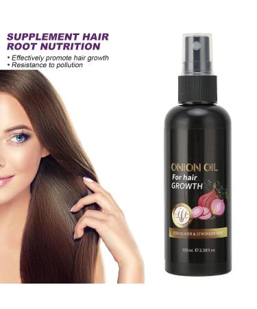 100ml Onion Oil Hair Growth Spray | Essential Oils for Hair Repair & Daily Use | All Hair Types - Buy Online on GoSupps.com
