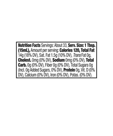 AmazonFresh Avocado Oil 16.9 fl oz (500mL) - Pure and Natural Cooking Oil - Buy Online on GoSupps.com