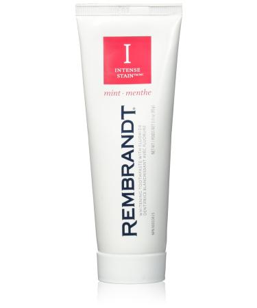 Rembrandt Toothpaste Intense Stain Mint Flavor 3.52-Ounce Tubes (Pack of 3) 3.52 Ounce (Pack of 3)