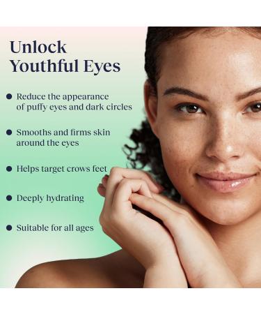 Caffeine Eye Cream for Dark Circles & Puffiness - Anti-Aging Fragrance-Free Sensitive Skin - 1 Oz - Made in USA - Buy Online on GoSupps.com