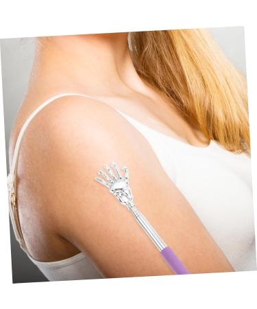 Fomiyes 2-in-1 Telescopic Back Scratcher & Metal Spatula - Rust-Proof Itching Massager & Collage Lip Mask | International Shipping Available - Buy Online on GoSupps.com
