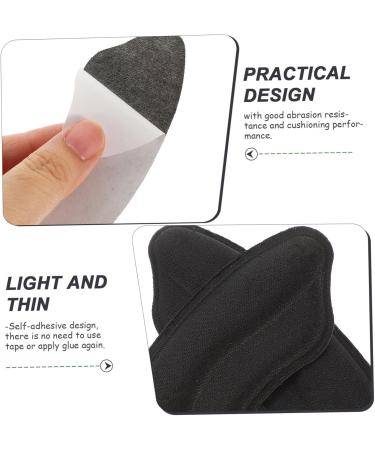 6 Pairs Heel Protectors & Cushion Pads - Blister Relief & Shoe Filler for Oversized Shoes - Invisible Black Ankle Protectors (9.5X3.5cm - Buy Online on GoSupps.com