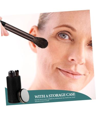 Buy Mikinona Makeup Brush Set - 1 Set with Holder & Lid | Travel-Friendly Cosmetic Organizer - Perfect for Vanity - Buy Online on GoSupps.com
