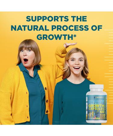 WELLUTION Bone Strength & Growth Support for Kids & Teens Calcium, Collagen, Vitamin D3 & Herbal Blend 60 Capsules, Non-GMO, Gluten-Free, Made in USA - Buy Online on GoSupps.com