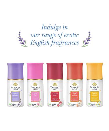 Yardley 1 London English Blossom Deodorant Roll-On 50ml - Long-lasting Floral Scent - Buy Online on GoSupps.com
