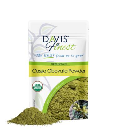 Davis Finest Cassia Obovata Powder 100g Neutral Henna Hair Strengthening Volumizing Ayurvedic Hair Mask Semi Permanent Blonde Hair Dye Shine Conditioner 100 g (Pack of 1)