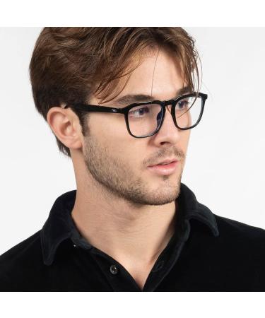 TWIG MOLKO Blue Light Filter Glasses for Men & Women - Glossy Black Computer Screen Glasses - Buy Online on GoSupps.com